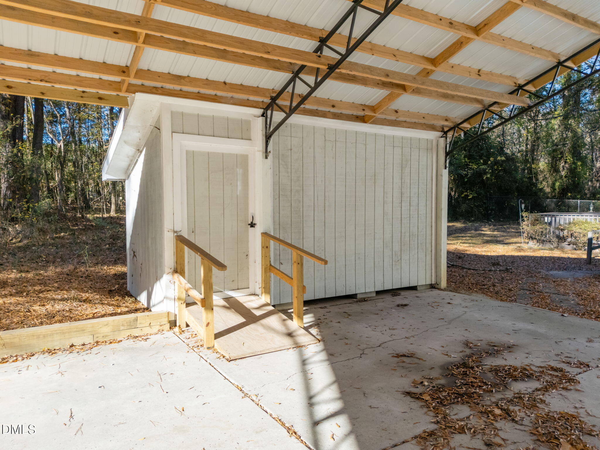 4029 Strickland Farm Road Raleigh, NC 27604 - Photo 5 of 40 a view of a backyard