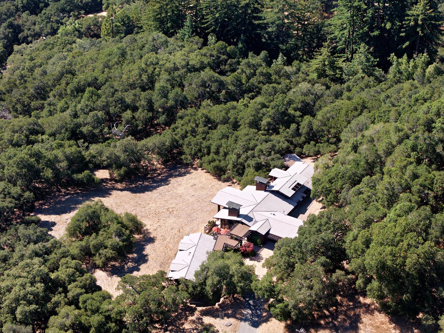 43 Rancho San Carlos Road Carmel, CA 93923 - Photo 50 of 51 an aerial view of residential house with outdoor space and trees all around