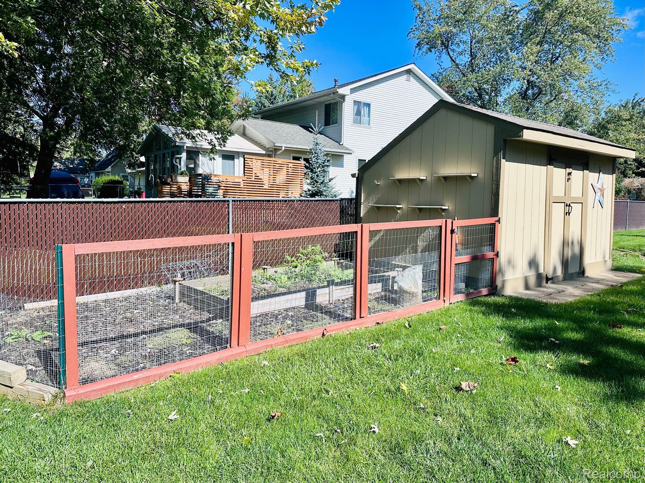 5508 Colony Road Grand Blanc, MI 48439 - Photo 25 of 32 Fenced in garden and shed