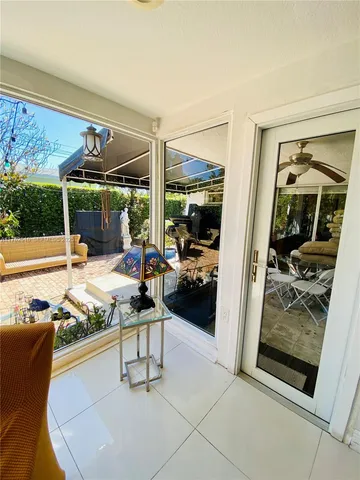 a view of a backyard with plants