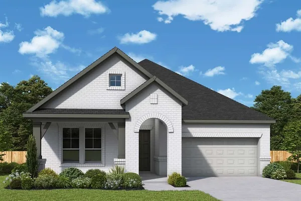 a front view of a house with yard