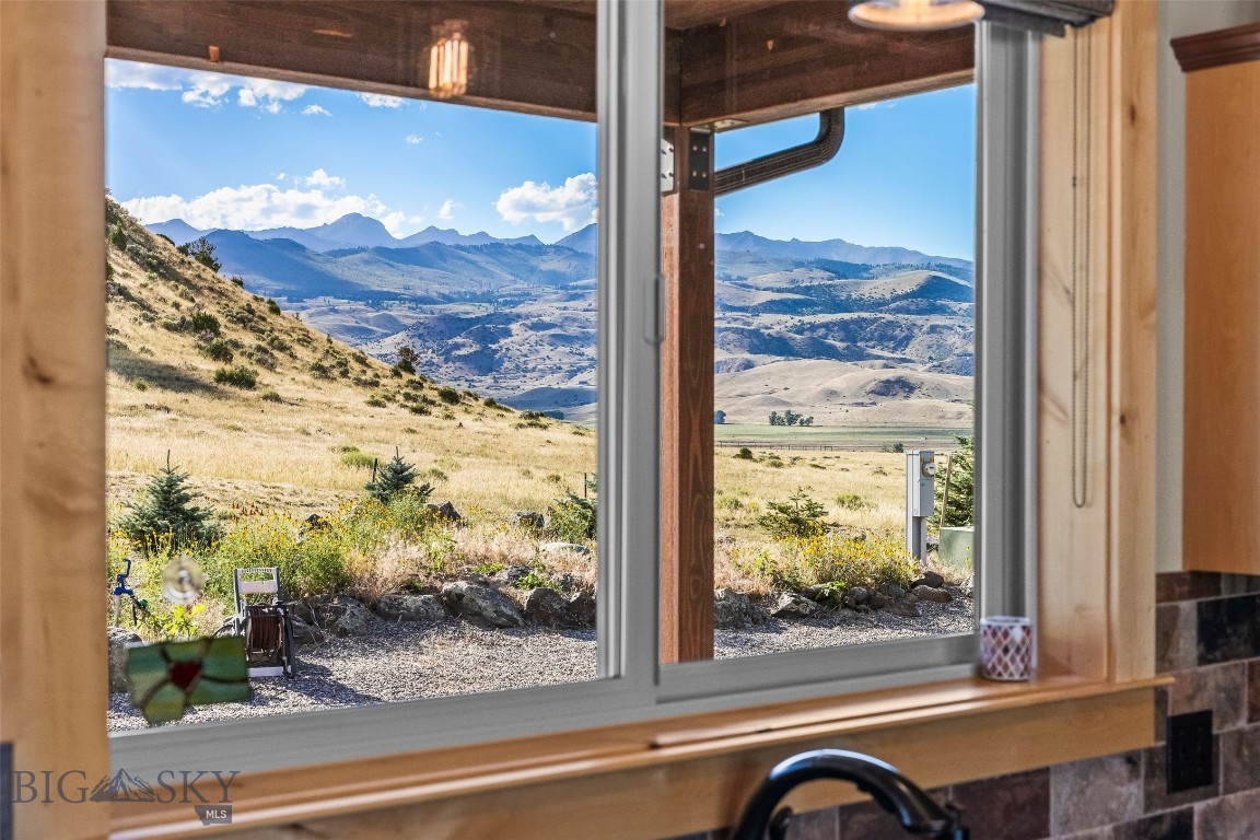 60 Hidden Valley Road Emigrant, MT 59027 - Photo 25 of 75 view from the kitchen sink