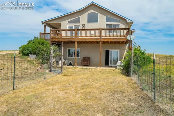 a view of pool with ocean view