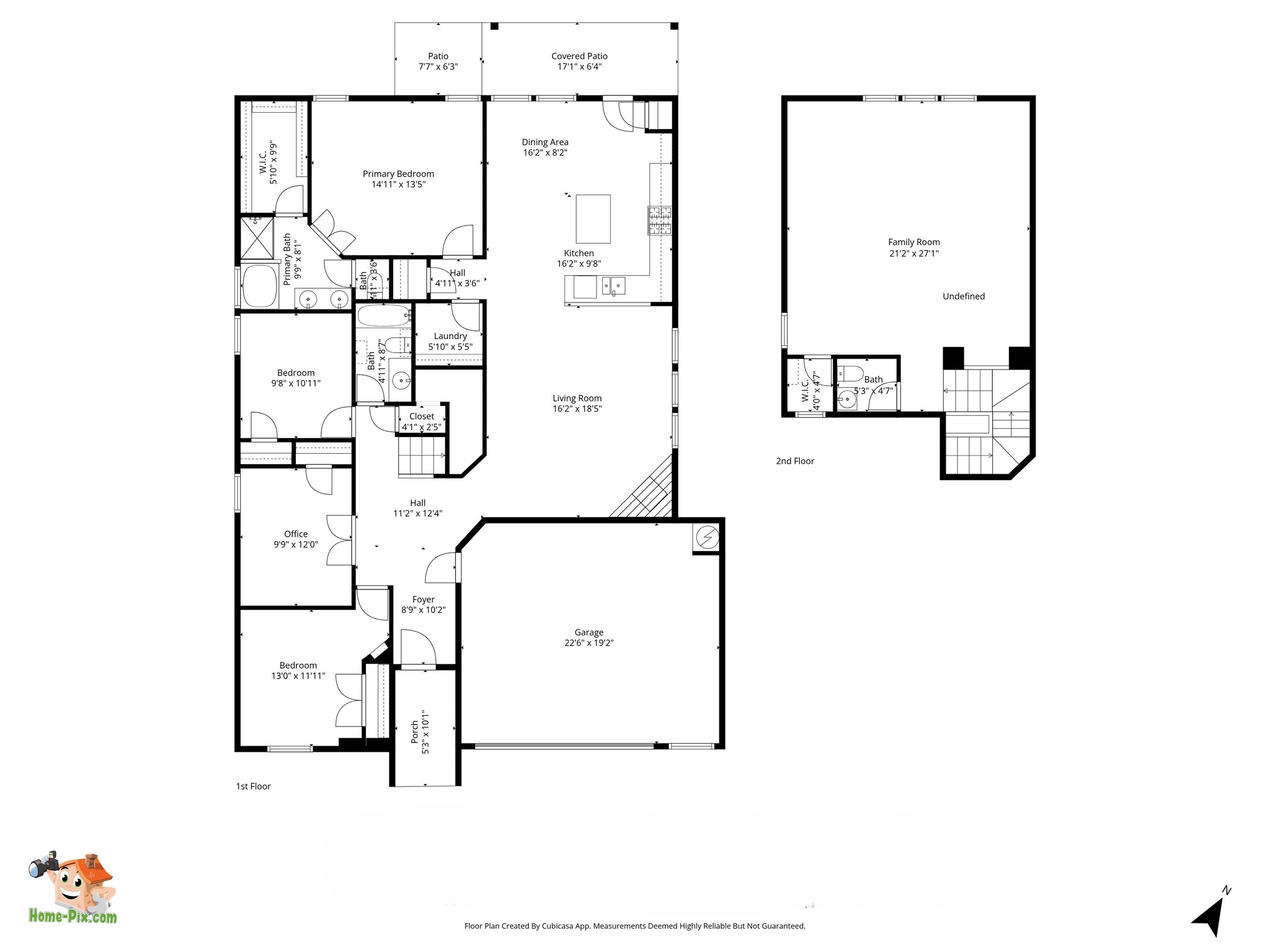 6014 Watford Bend Rosenberg, TX 77471 - Photo 18 of 18 25 - Explore the thoughtfully designed floorplans of both the first and second levels, displayed side by side for a clear, comprehensive view of this home's exceptional layout and flow.