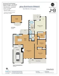 $1,788,000 | 3612 Santiago Street, San Mateo, CA 94403