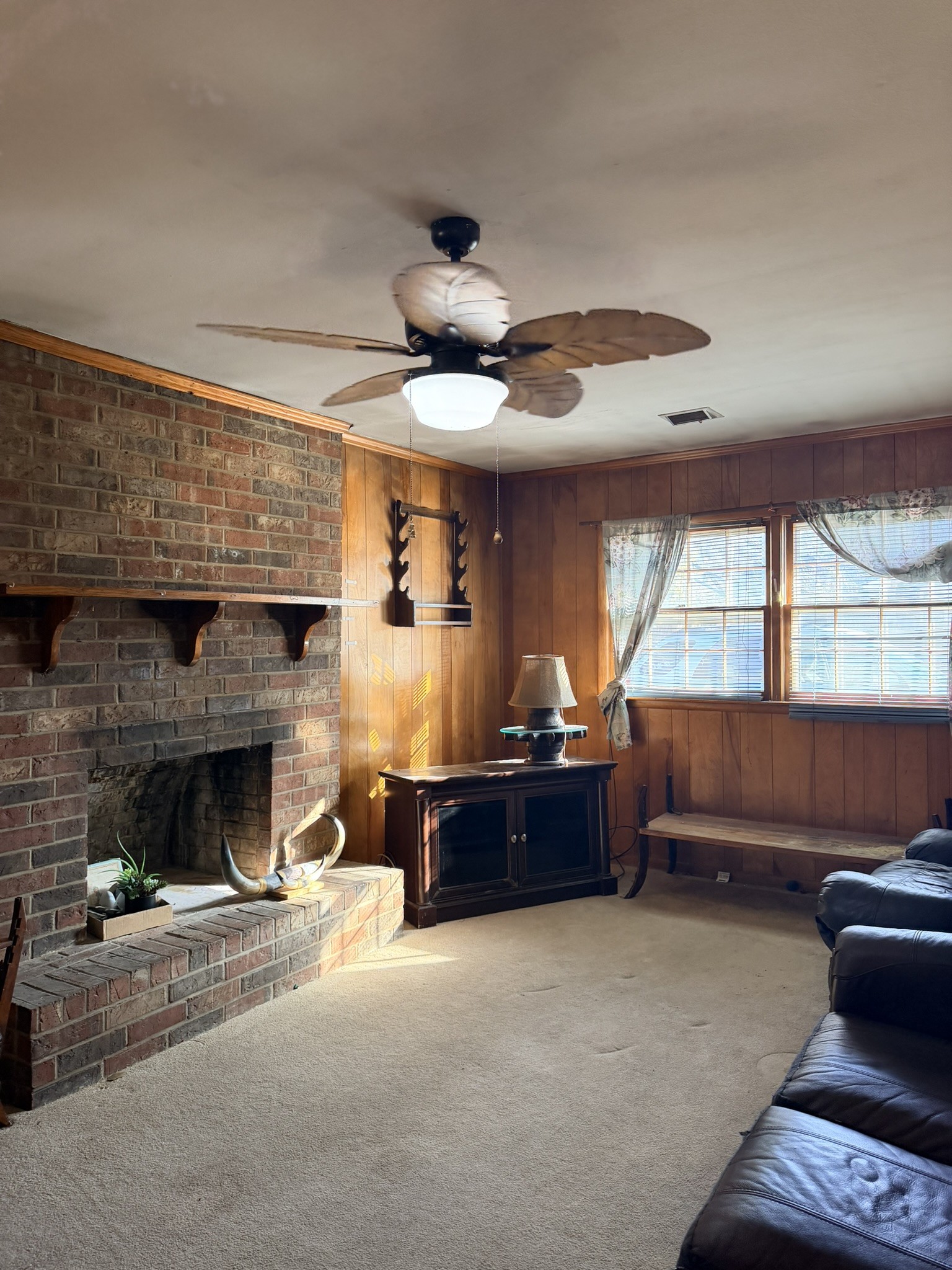 1308 Royal Trail Manchester, TN 37355 - Photo 13 of 18 a living room with furniture and a fireplace