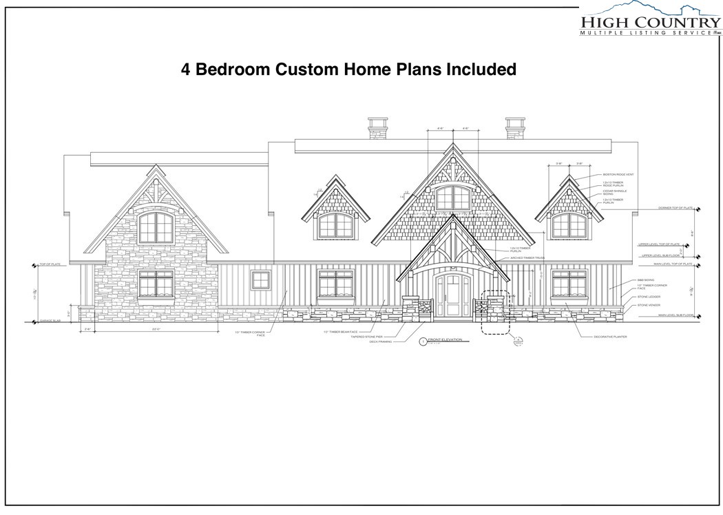 Tbd Lot #4 Tbd Ridge Lansing, NC 28643 - Photo 4 of 23 a black and white photo of a living room