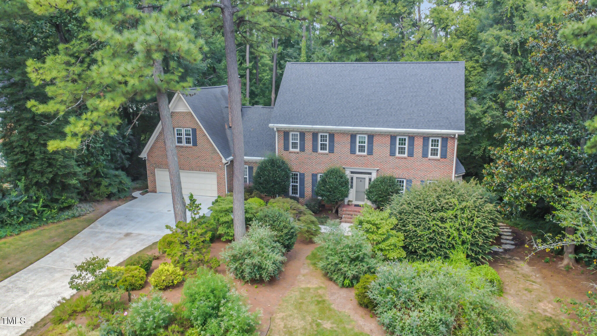 6909 Brook Ridge Court Raleigh, NC 27615 - Photo 52 of 60 0overhead view of the house250729_121044