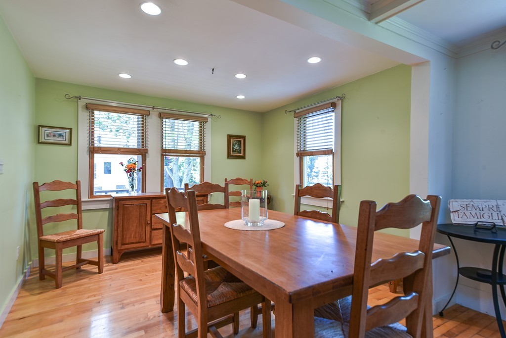 5 Lupine Road Natick, MA 01760 - Photo 4 of 29 a view of a dining room with furniture window and wooden floor