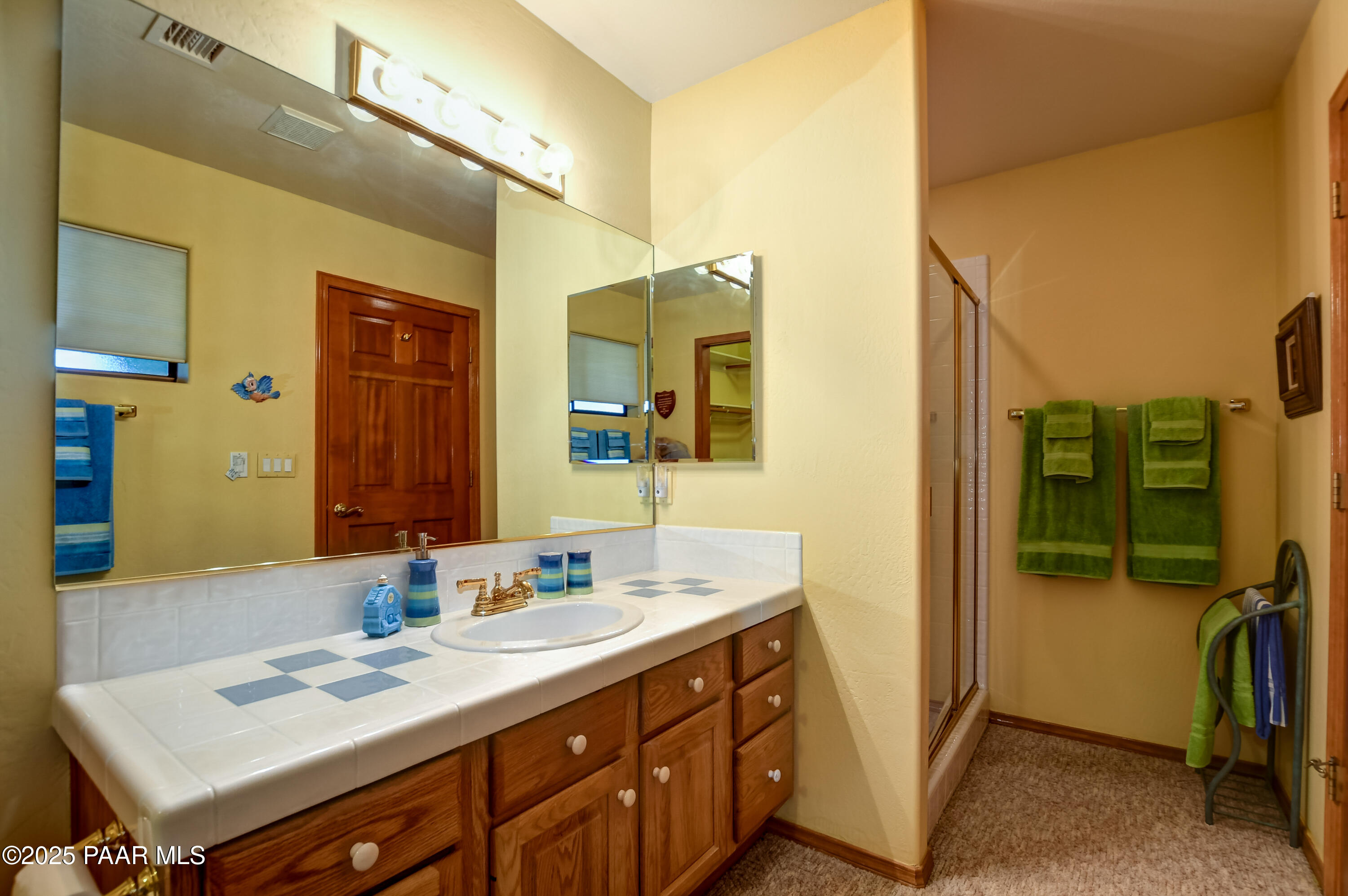 1881 Forest View Prescott, AZ 86305 - Photo 28 of 46 a bathroom with a sink double vanity and a mirror