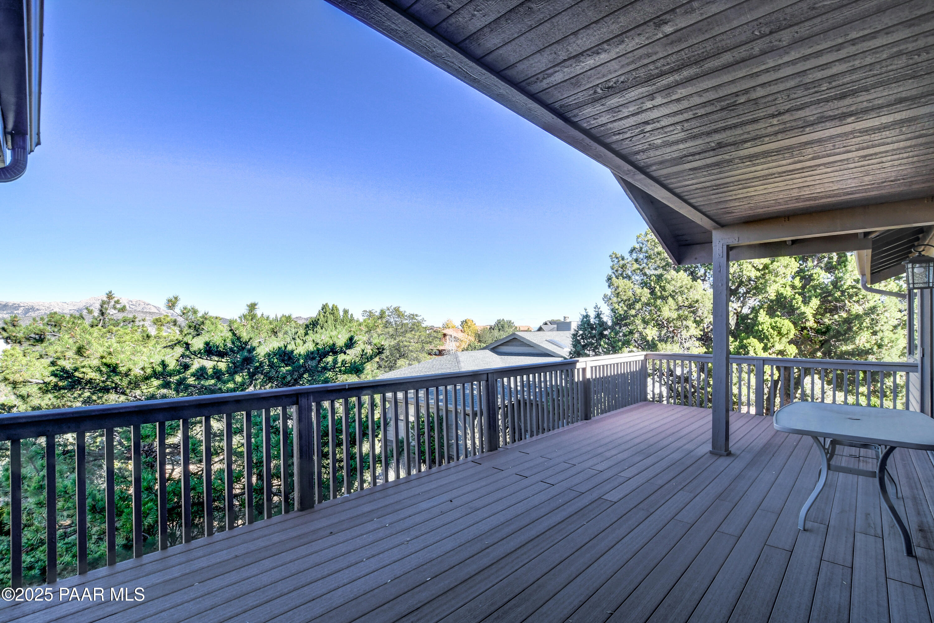 1881 Forest View Prescott, AZ 86305 - Photo 32 of 46 a view of a deck with wooden floor and outdoor space