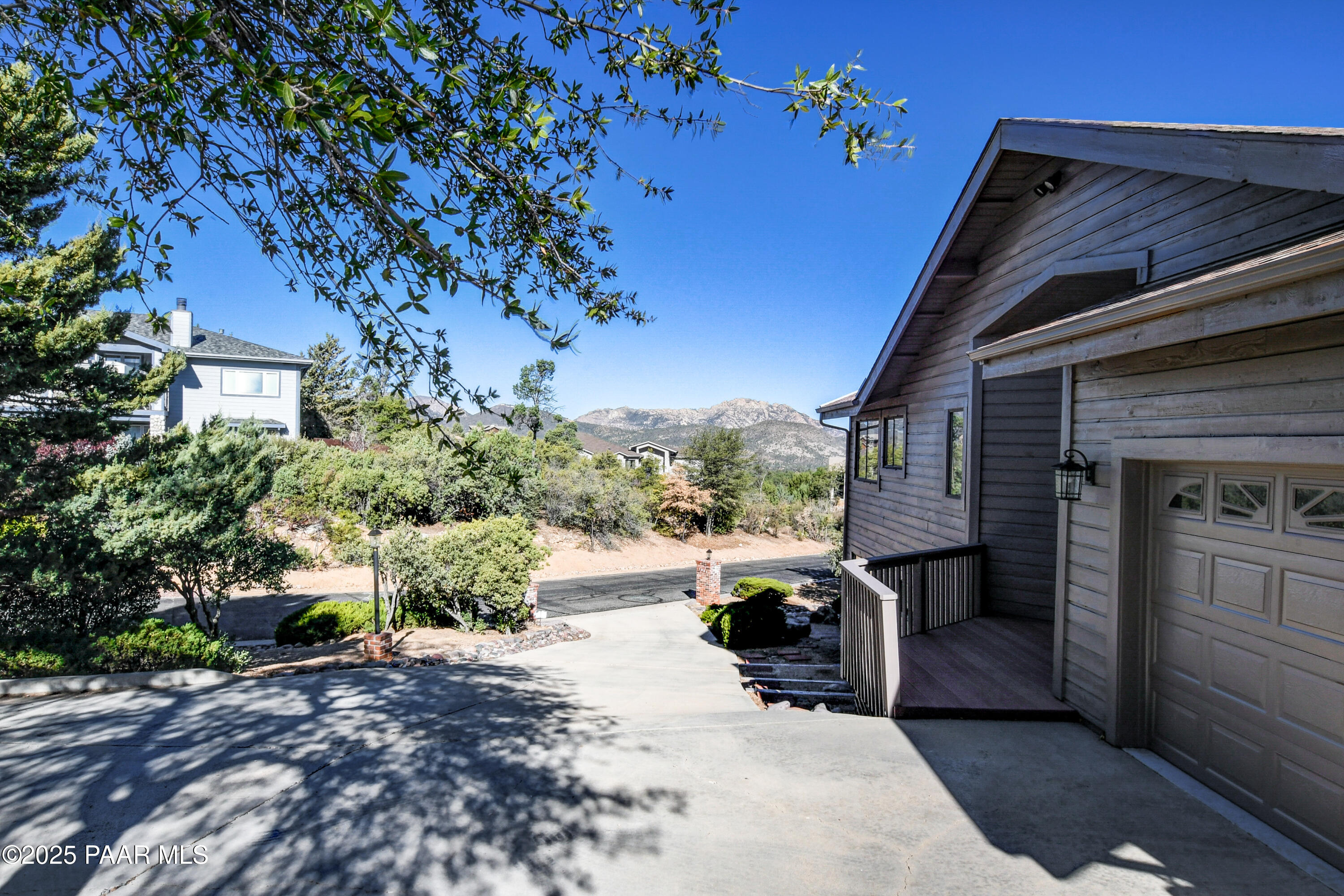 1881 Forest View Prescott, AZ 86305 - Photo 34 of 46 a view of backyard with outdoor seating and plants