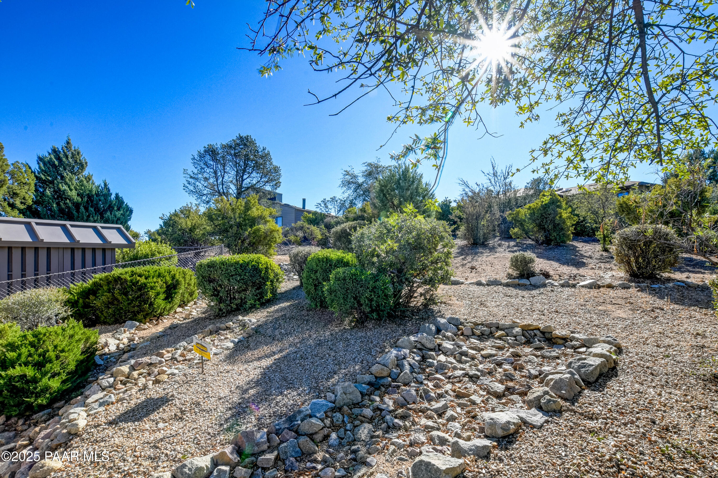 1881 Forest View Prescott, AZ 86305 - Photo 36 of 46 a view of a garden with a house