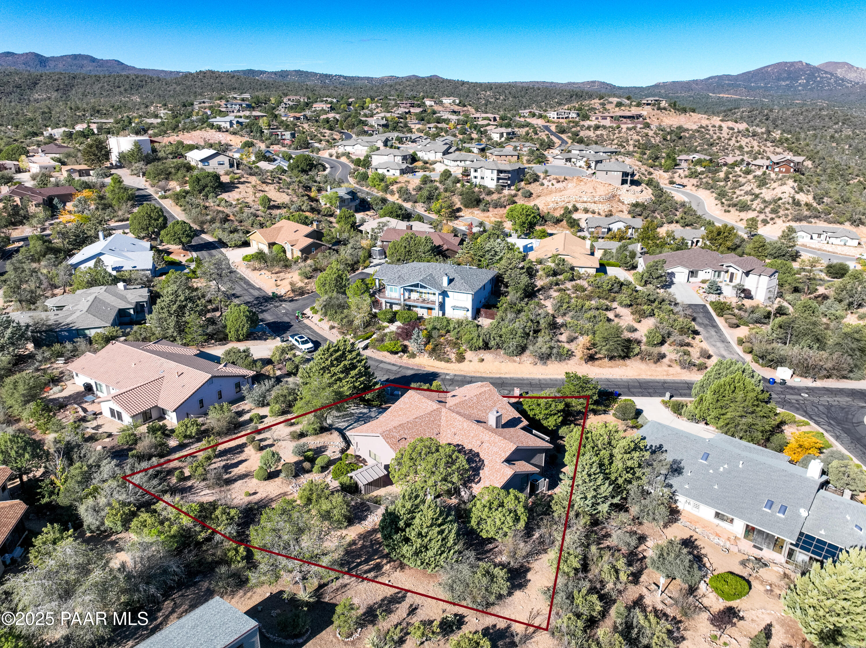 1881 Forest View Prescott, AZ 86305 - Photo 38 of 46 an aerial view of a city
