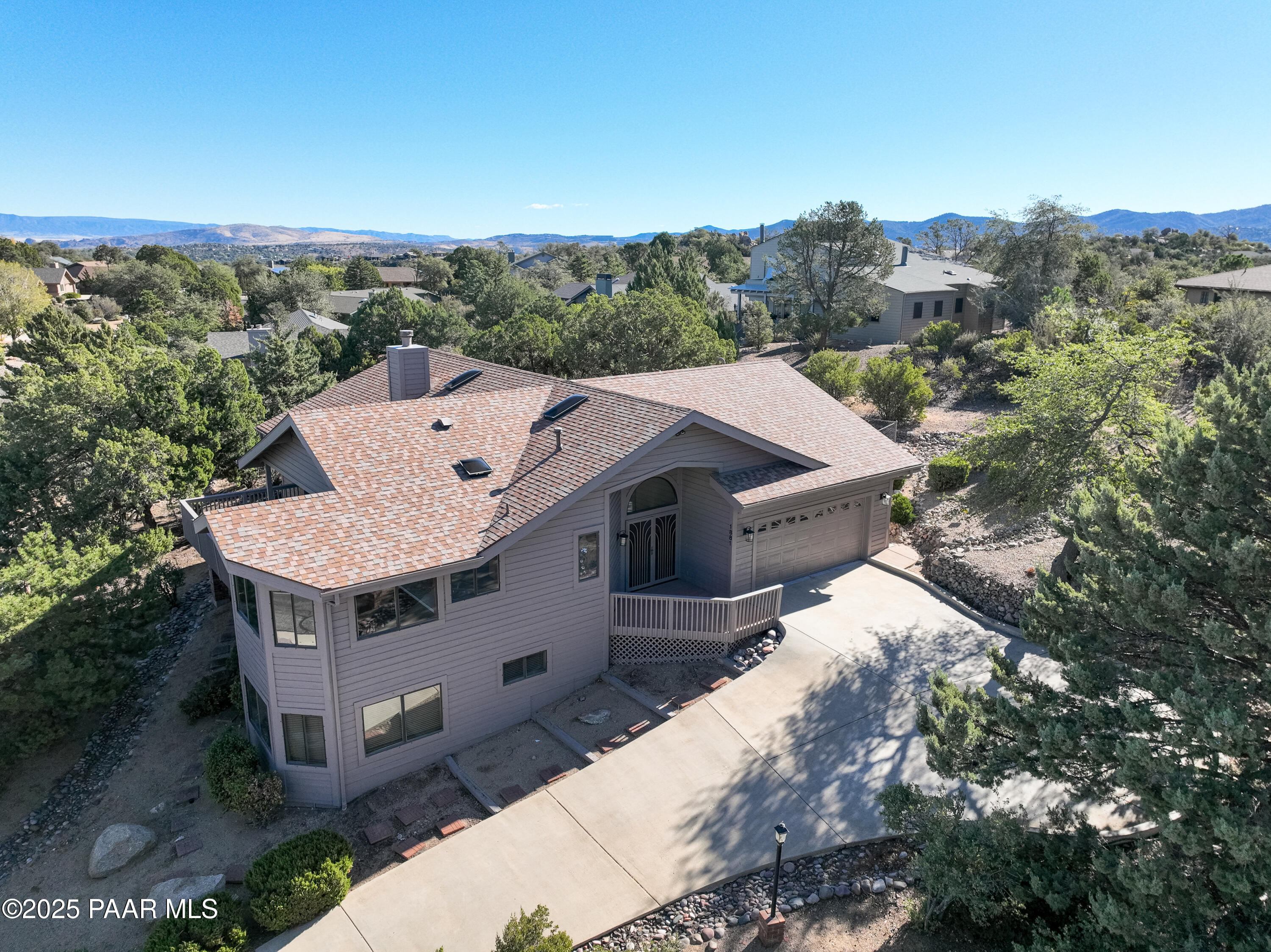 1881 Forest View Prescott, AZ 86305 - Photo 42 of 46 an aerial view of a house