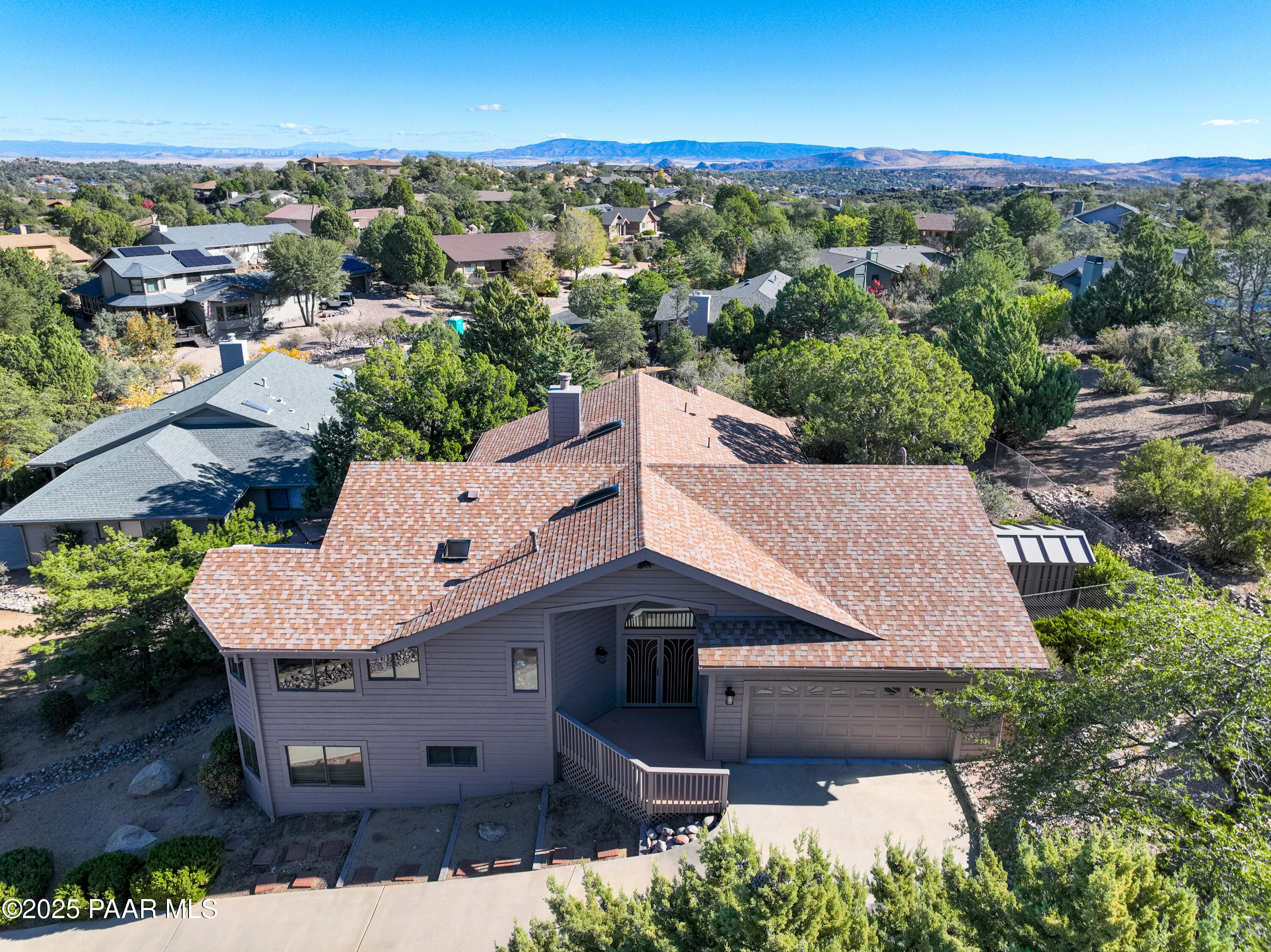 1881 Forest View Prescott, AZ 86305 - Photo 44 of 46 an aerial view of a house