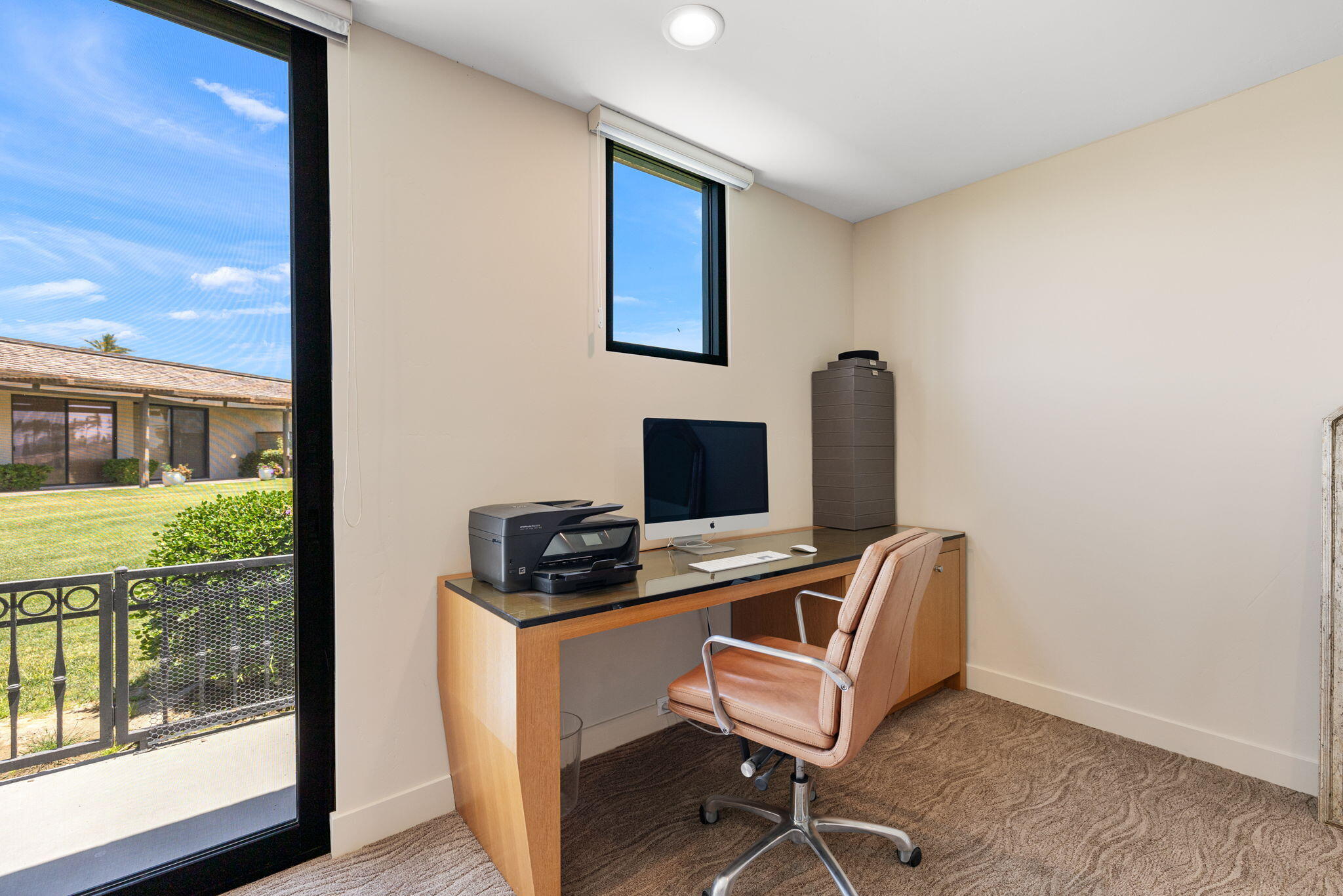 4 Barnard Court Rancho Mirage, CA 92270 - Photo 35 of 62 a view of a workspace with furniture and a window