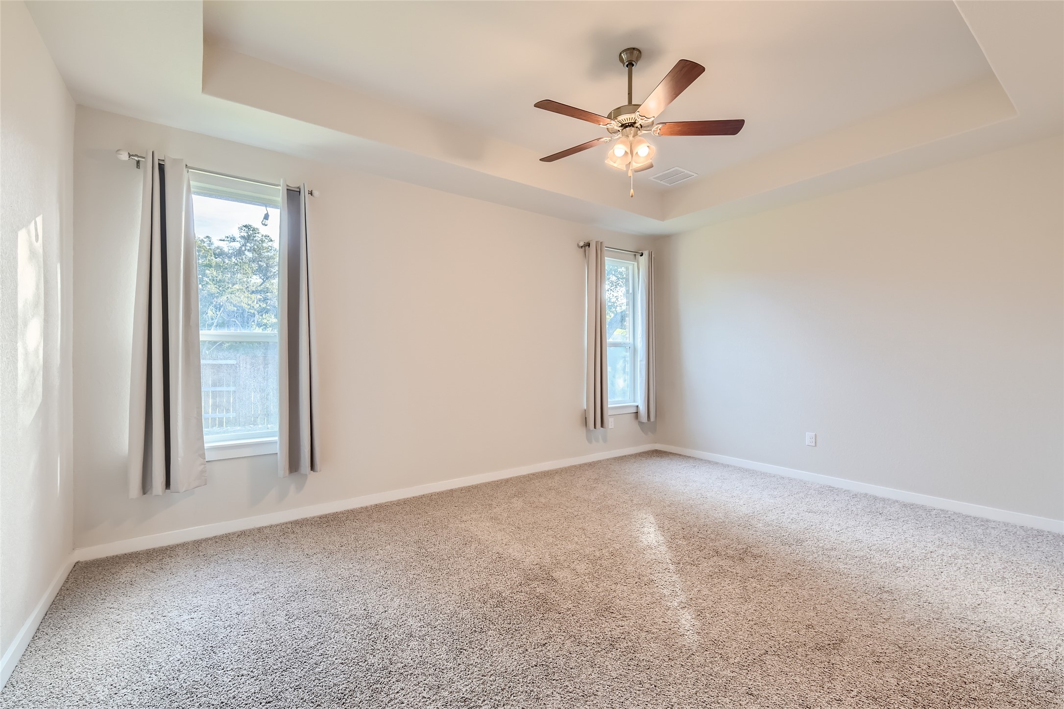 2212 Alamar Walk Leander, TX 78641 - Photo 11 of 29 an empty room with fan and windows
