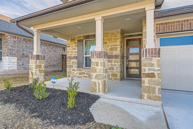 a view of yard from deck