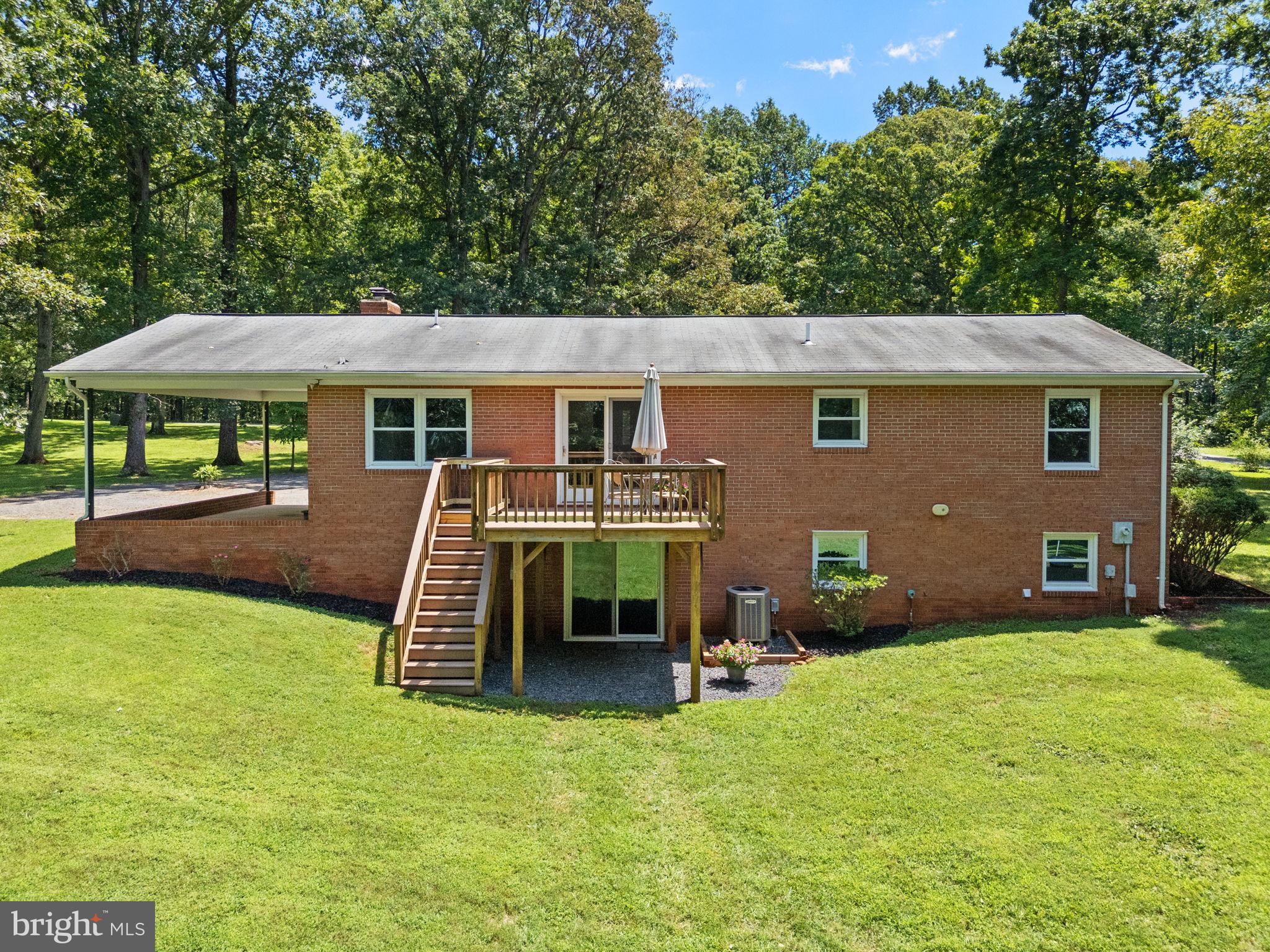 9568 Green Road Midland, VA 22728 - Photo 38 of 49 Patio Area Opens to LL via New Sliding Glass Door
