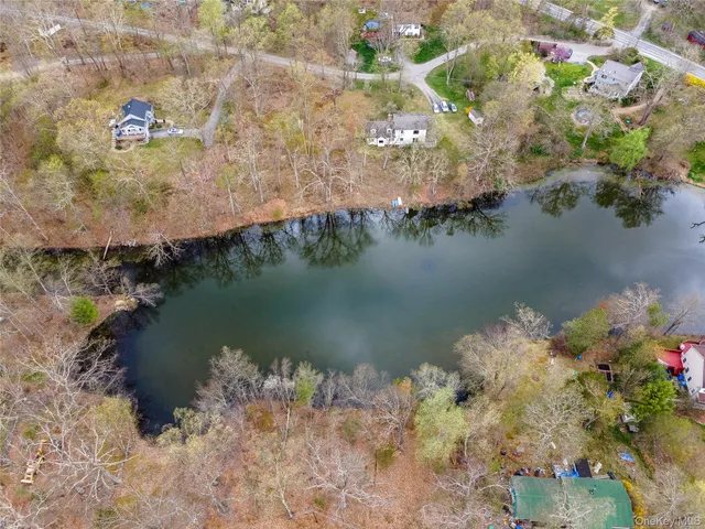 a view of a lake with a lake