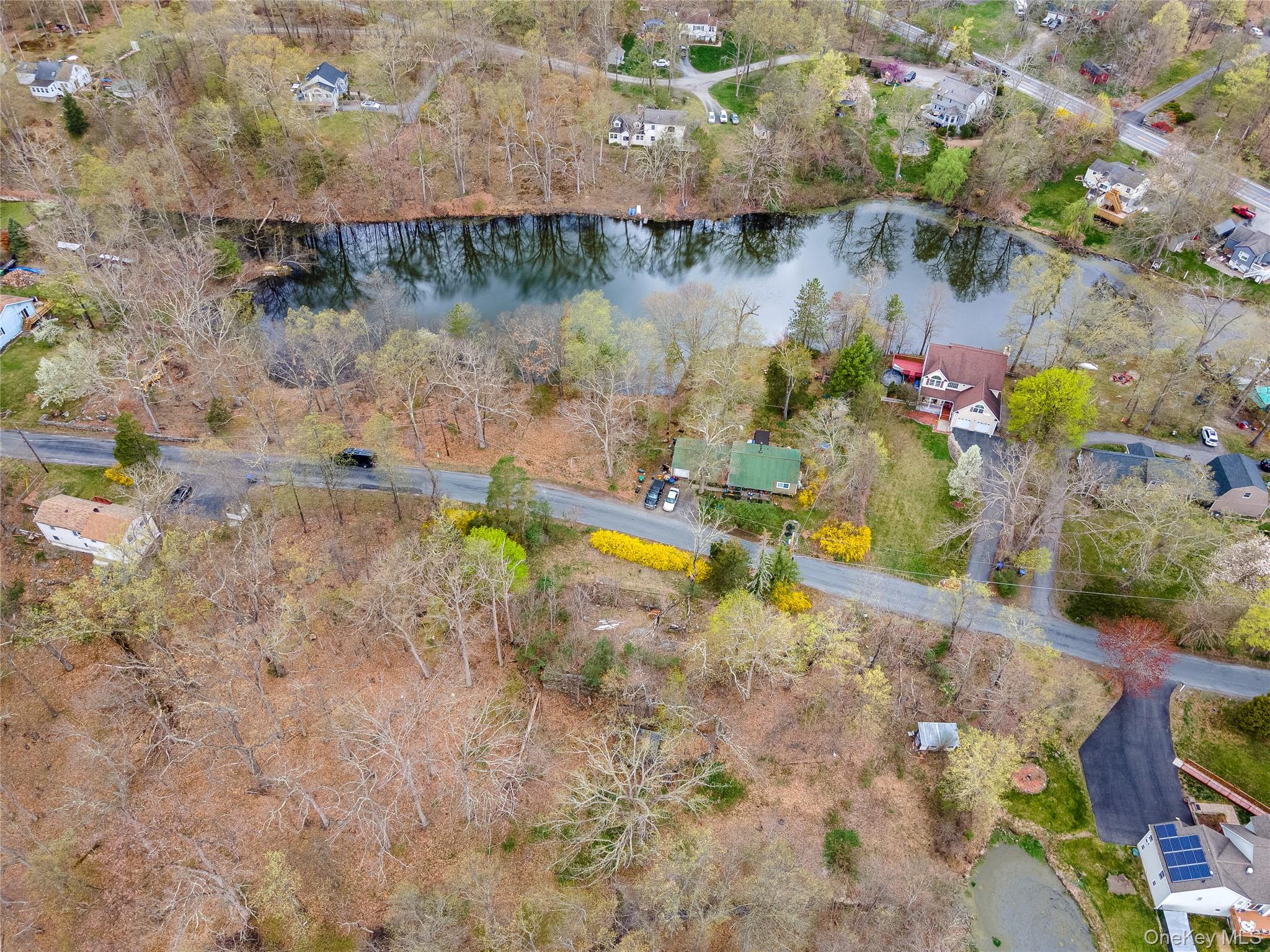 27 East Green Road Rock Tavern, NY 12575 - Photo 8 of 22 a view of a lake with a yard and potted plants