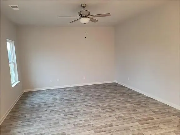 wooden floor in an empty room