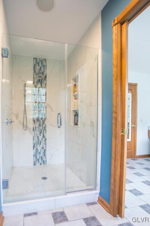 453 Colver Road Nazareth, PA 18064 - Photo 19 of 22 a bathroom with a bathtub and shower