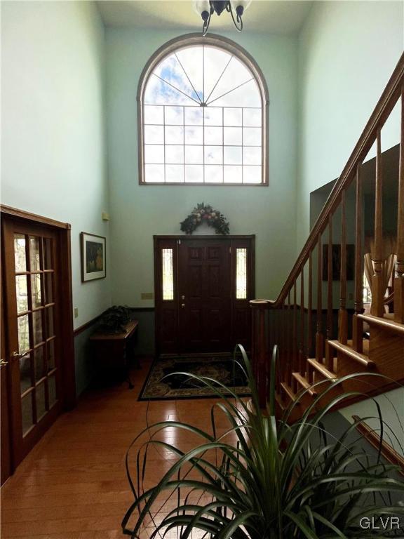 453 Colver Road Nazareth, PA 18064 - Photo 5 of 22 a view of entryway and hall with wooden floor