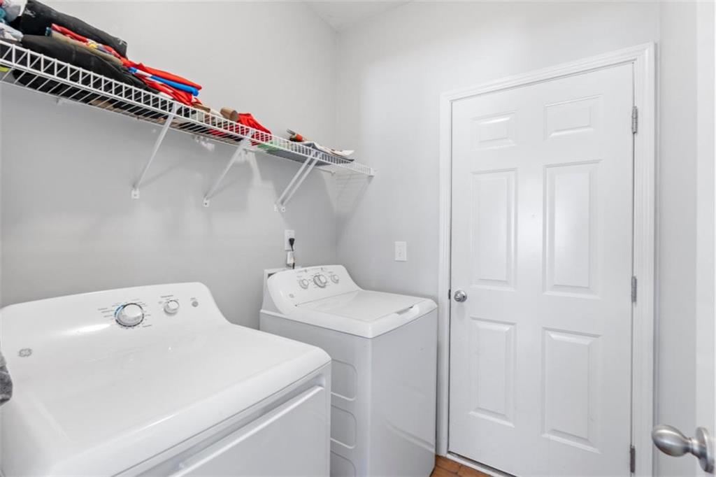 4219 Box Elder Path Gainesville, GA 30504 - Photo 25 of 35 a utility room with dryer and washer