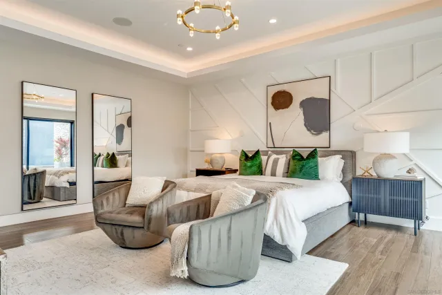 a living room with furniture and window