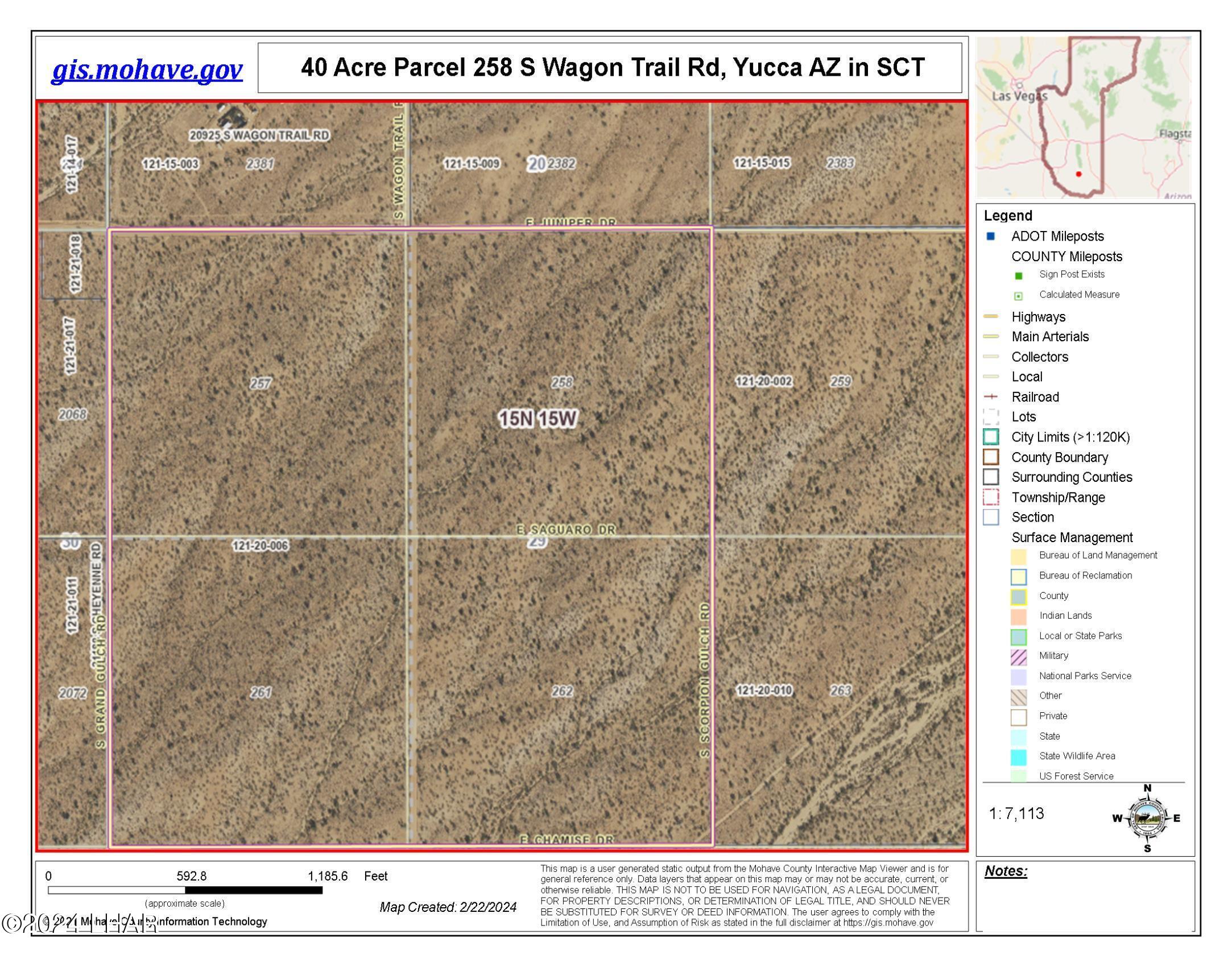 258 South Wagon Trail Road Yucca, AZ 86438 - Photo 3 of 42 Parcel 258 S Wagon Trail Rd