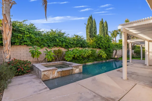 a house view with a seating space
