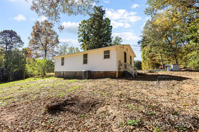 a backyard of a house