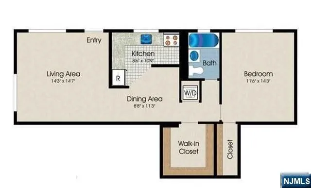 $2,700 | 280-320 Oak Street, Unit 290TL, Ridgewood, NJ 07450