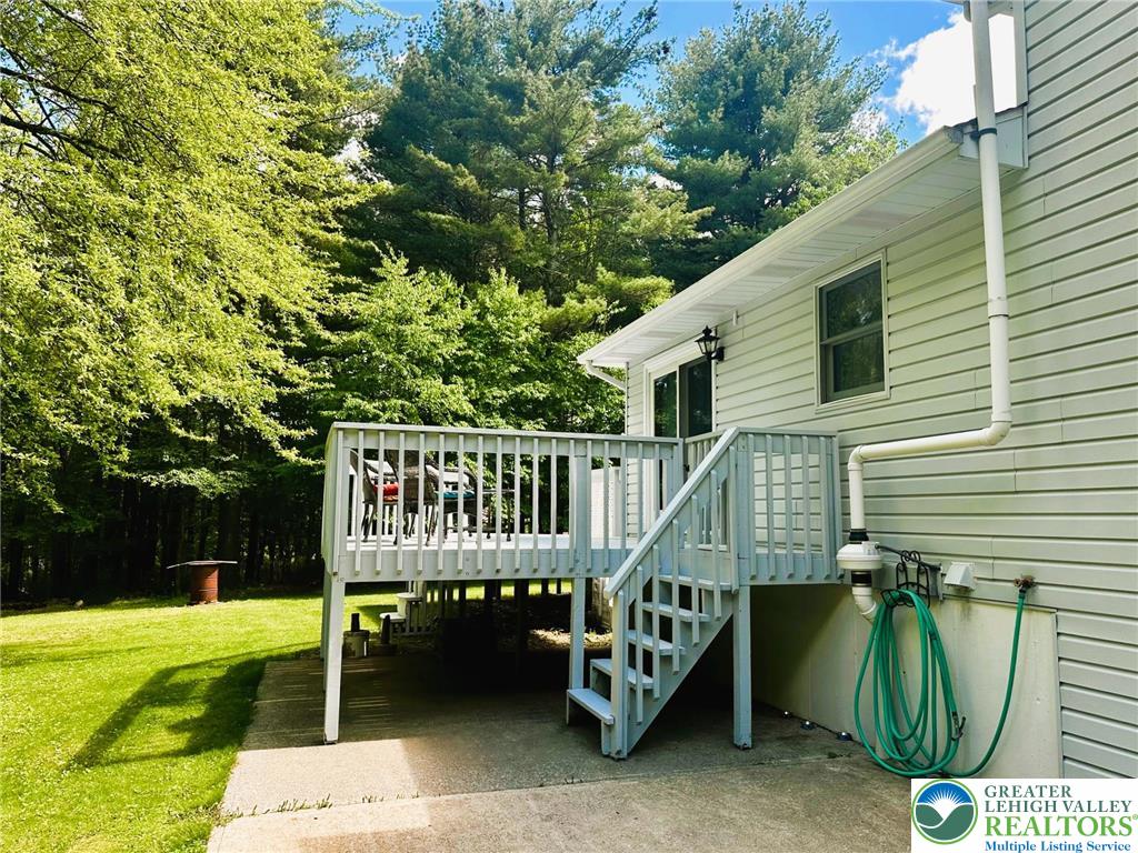 93 Sassafras Road Lehighton, PA 18235 - Photo 47 of 67 Rear deck off the dining room