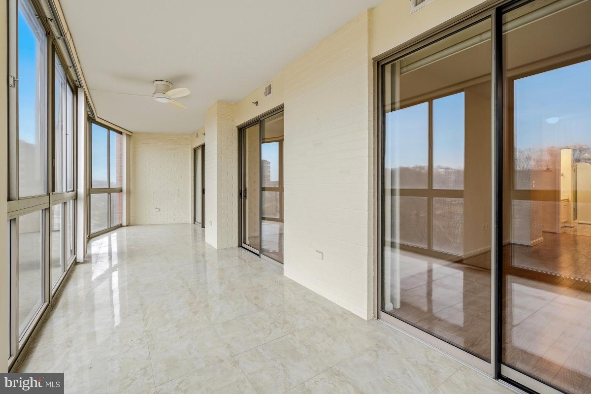 3100 North Leisure World Boulevard, Unit 603 Silver Spring, MD 20906 - Photo 21 of 49 a view of entryway with a floor to ceiling window