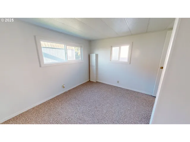 a open hall with a bench