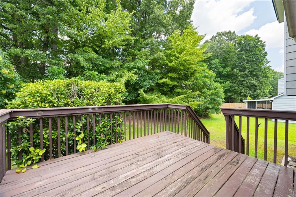 1093 Athena Court Acworth, GA 30101 - Photo 24 of 27 a view of balcony with wooden floor