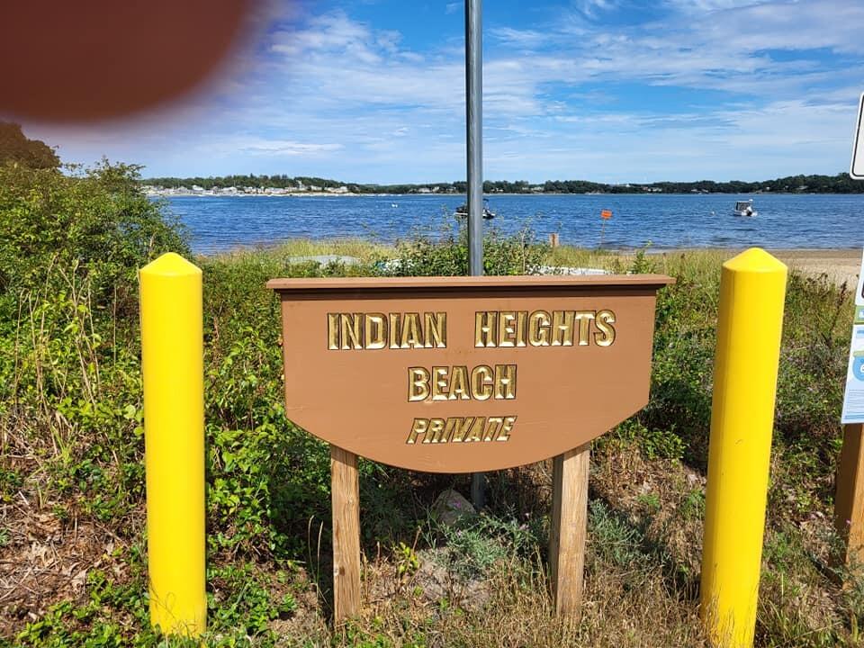 26 Gitche Gumee Road Buzzards Bay, MA 02532 - Photo 12 of 17 beach sign