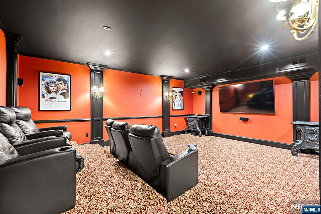 146 East Allendale Road Saddle River, NJ 07458 - Photo 19 of 28 a living room with furniture and a flat screen tv