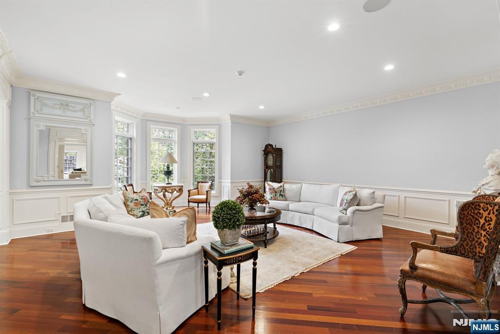 146 East Allendale Road Saddle River, NJ 07458 - Photo 10 of 28 a living room with furniture and a large window