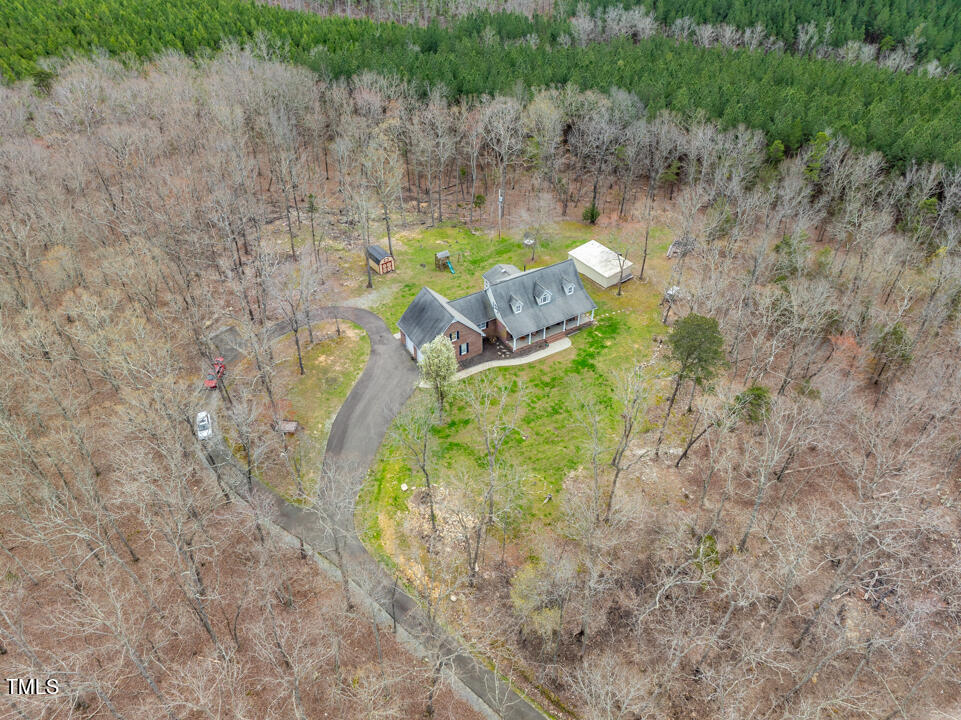 253 Cothran Hicks Road Rougemont, NC 27572 - Photo 6 of 48 a view of a tree with a yard