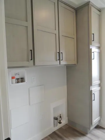 a view of cabinets