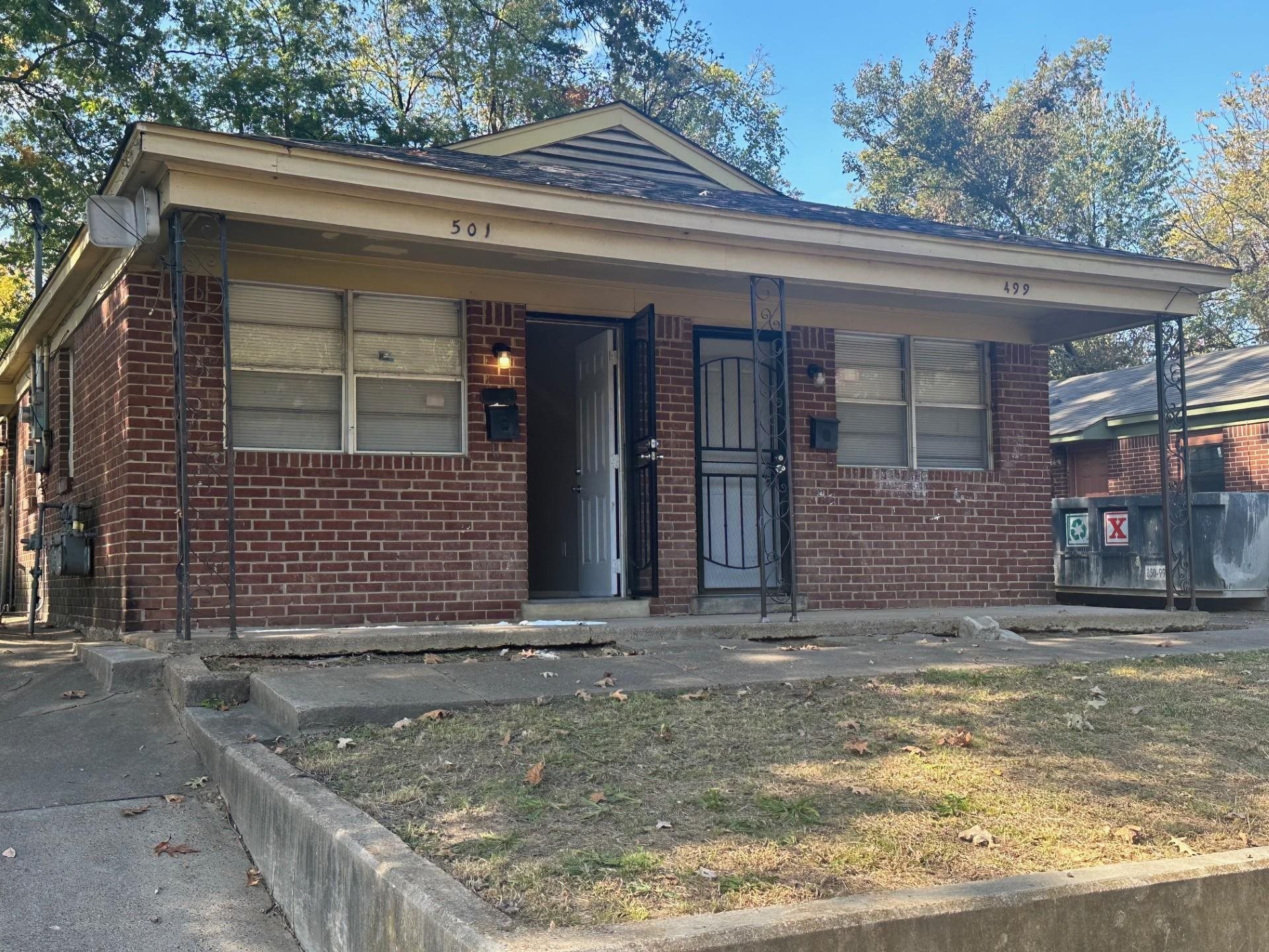 a view of a house with a porch