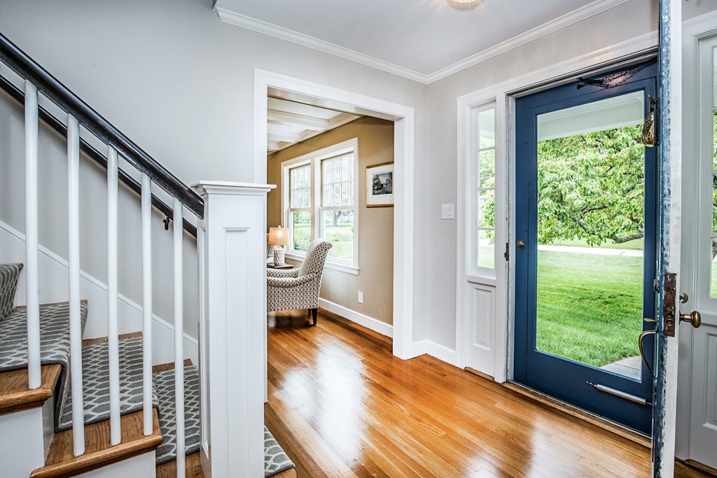 91 Winding River Road Needham, MA 02492 - Photo 5 of 27 a view of livingroom with furniture and staircase