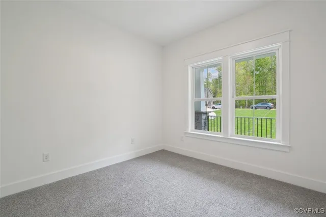 a view of an empty room