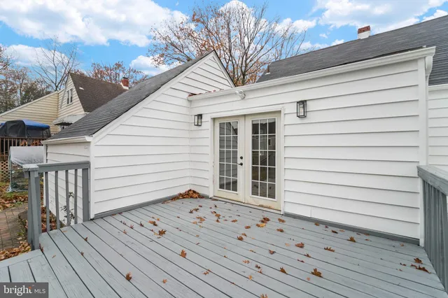 a view of a roof deck