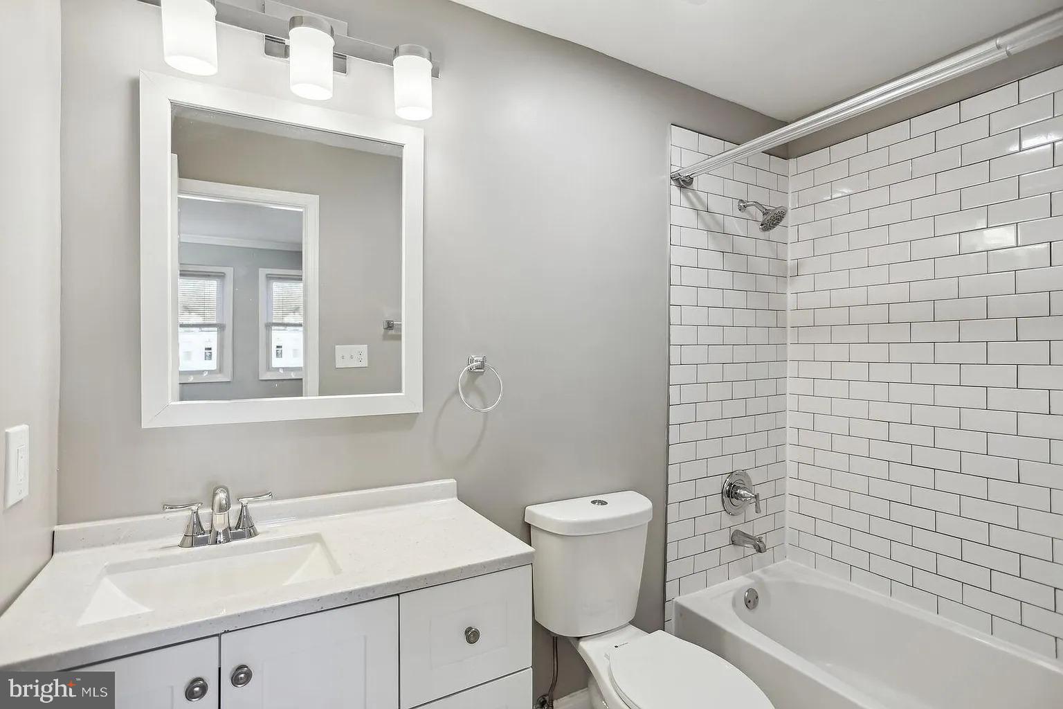 1507 Freedom Way Southeast, Unit 2 Washington, DC 20003 - Photo 15 of 22 a bathroom with a sink toilet and shower