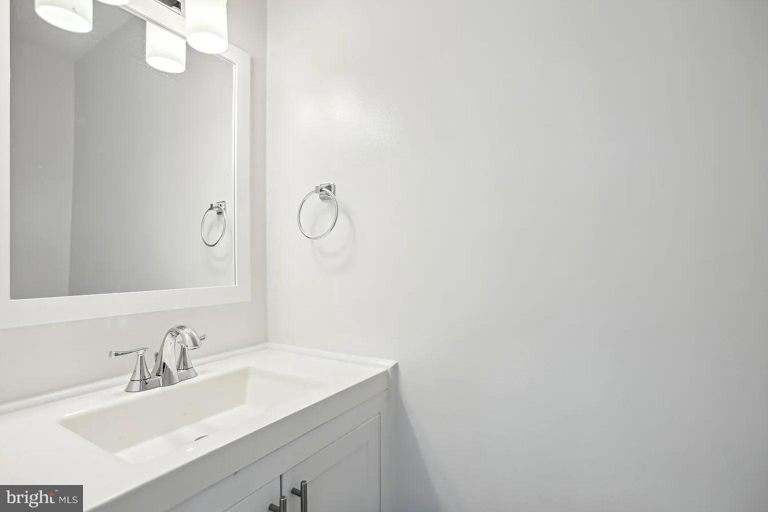 1507 Freedom Way Southeast, Unit 2 Washington, DC 20003 - Photo 10 of 22 a bathroom with a sink vanity and a mirror